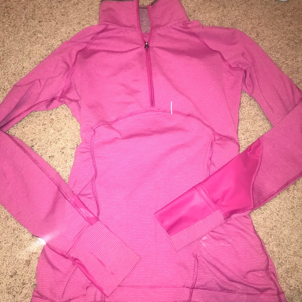 Lululemon 1/2 Zip Pink